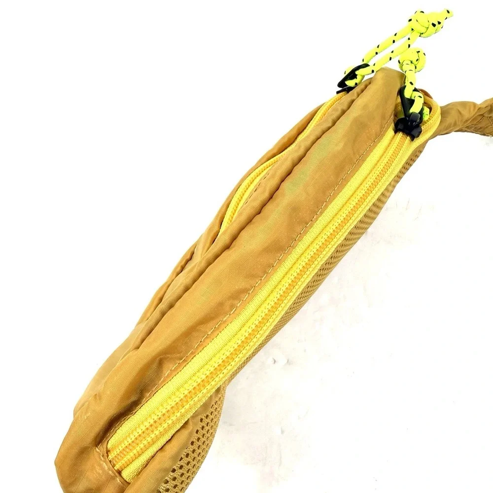 LL Bean Stowaway Bag Yellow Nylon Waist Pack Ultralight Outdoor Hiking‎ New